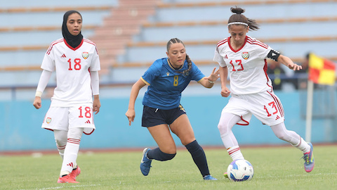  Guam và UAE chia điểm ở trận mở màn vòng loại bóng đá nữ vô địch châu Á 2026